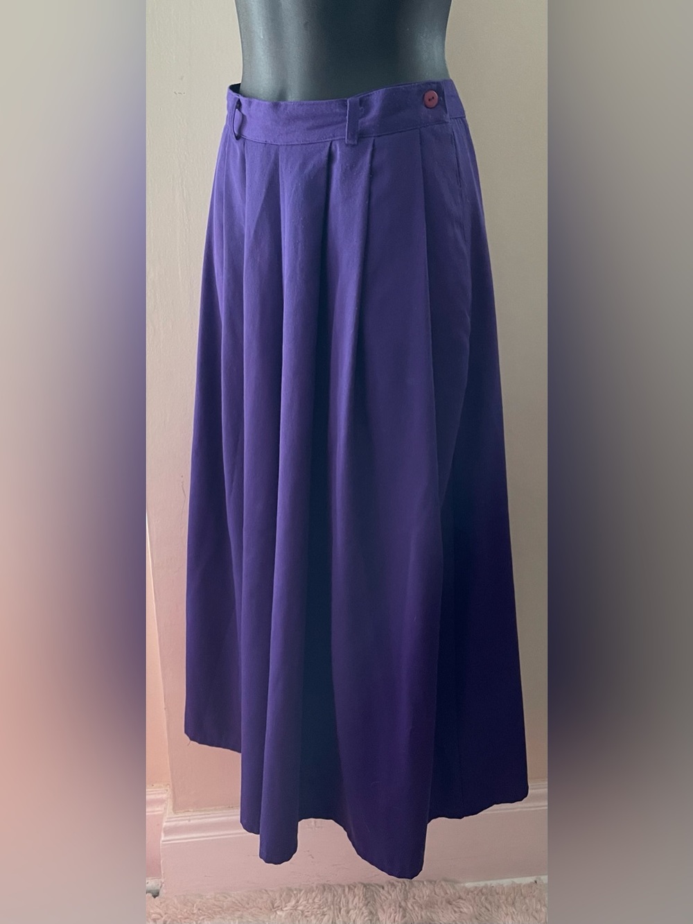 Design Studio Purple Wide Leg Culottes  Pants Size 8